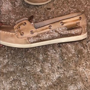 Pink Sparkly Sperrys